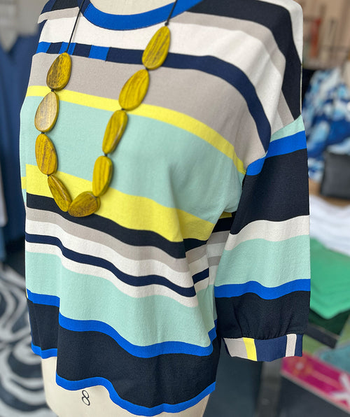 Aldo Martins Broken Stripes Pullover
