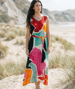 APNY Bright Splash Maxi Dress