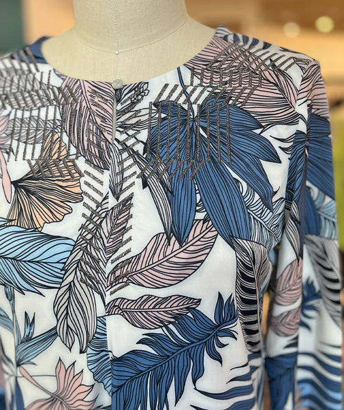 Bianca Leaves & Feathers Dress size 42