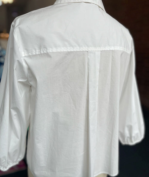 B.Yu Boxy White Shirt M or XL