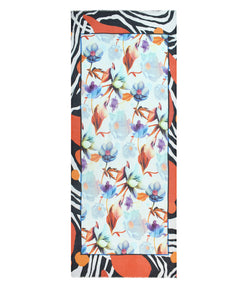 Burchell Floral and Stripes Scarf