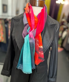 Shipiro Bold Brushtroke Scarf