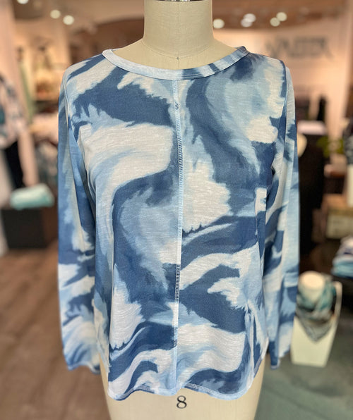 Elliott Lauren Sea Spray Print Tee