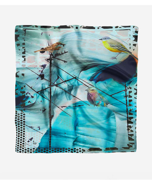 Isabelle Gougenheim "L'Oiseau Bleu" Bandana