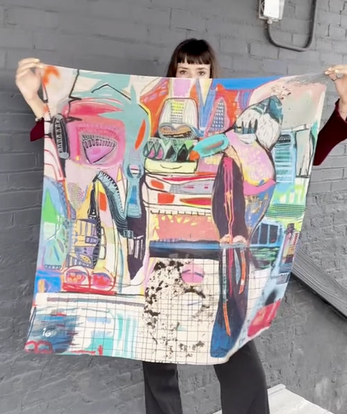 Isabelle Gougenheim "Melody" Cotton Scarf