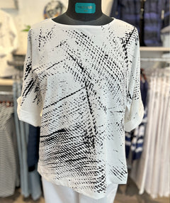 Ozai n Ku Crosshatch Tee LAST ONE