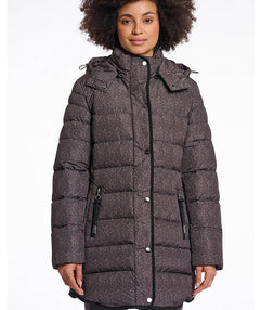 Rino and Pelle Nusa Print Puffer Coat LAST ONE