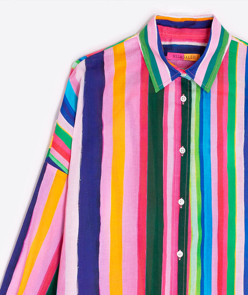 Vilagallo Paint Stripe Shirt