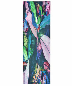 Écharpe à imprimé feuilles paradisiaques