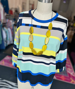 Aldo Martins Broken Stripes Pullover