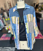 Aldo Martins Chambray & Stripes Shirt