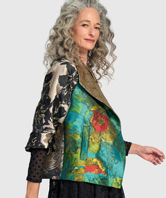 Alembika Gilded Elegance Brocade Jacket