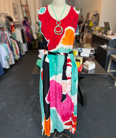 APNY Bright Splash Maxi Dress