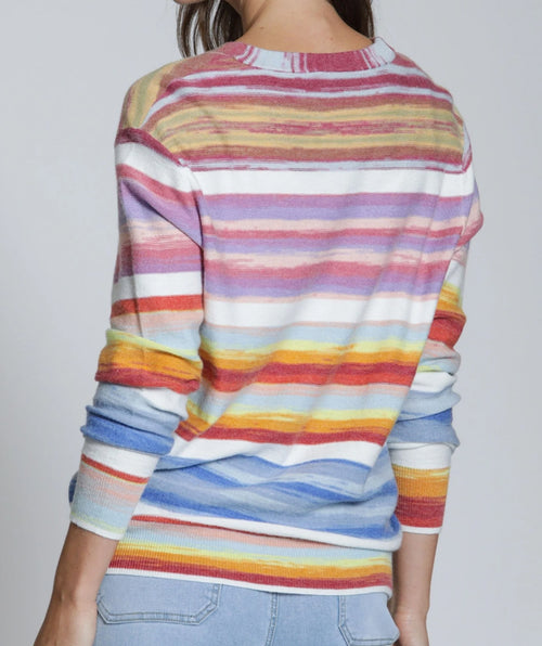 Ombre Stripe Cardigan