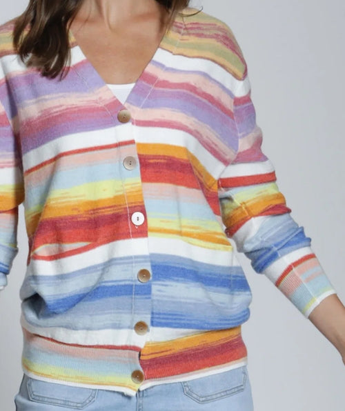 Ombre Stripe Cardigan
