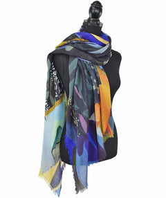 Bufanda Laurelin Floral Cisne 