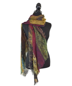 Narina Autumn Patchwork Scarf