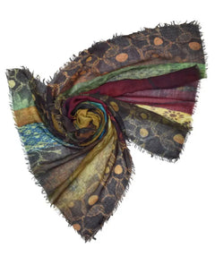 Narina Autumn Patchwork Scarf