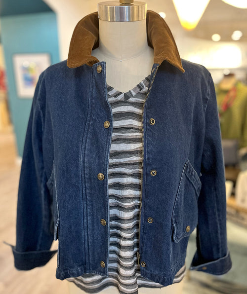 Elliott Lauren Denim and Cord Jacket LAST ONE