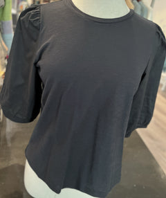 Elliott Lauren Mixed Signals Top Black LAST ONE