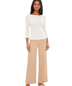 Elliott Lauren Modern Twill Wide Leg Pant Camel