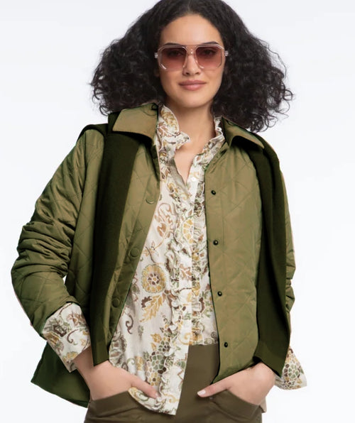 Elliott Lauren Quilted Pleasure Jacket Olive