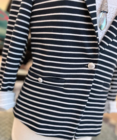 Elliott Lauren Sails Pitch Blazer Navy/White