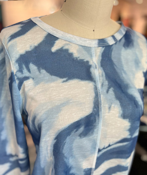 Elliott Lauren Sea Spray Print Tee
