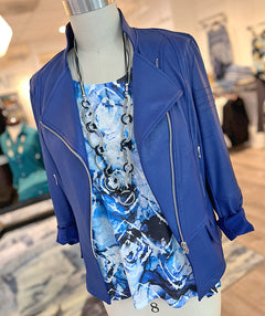 Et'Lois Blue Batik Tee LAST ONE