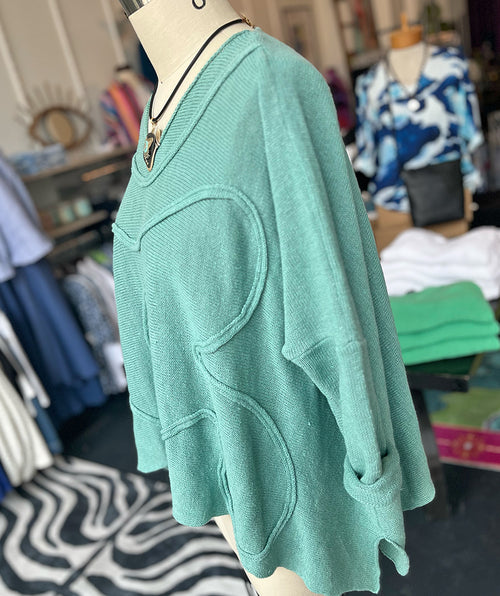 Grizas Sassy Swirl Pullover Mint