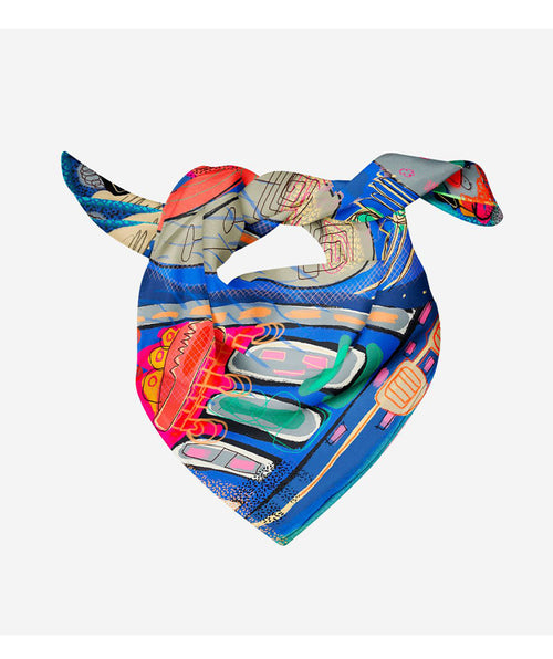 Isabelle Gougenheim "Dancing Water" Bandana