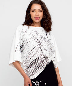Ozai n Ku Crosshatch Tee LAST ONE