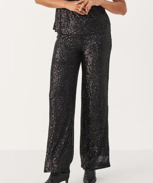 Part Two Black Sequin Pant size XS