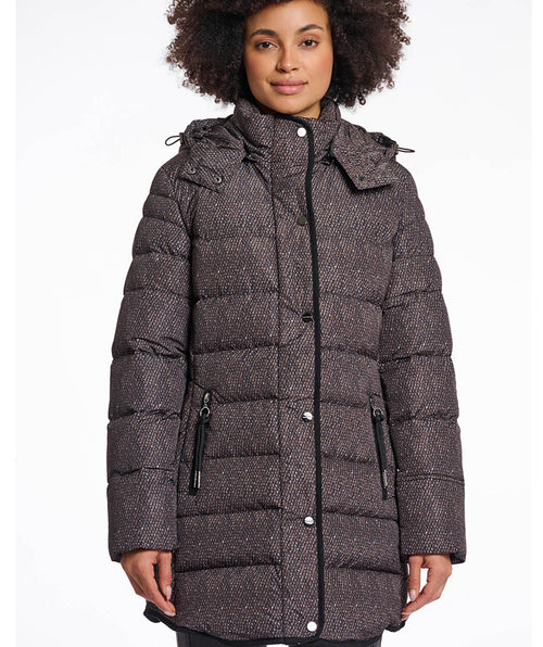 Rino and Pelle Nusa Print Puffer Coat LAST ONE