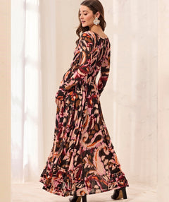 Tribal Reversible Maxi Dress Cherry Lacquer