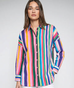 Vilagallo Paint Stripe Shirt