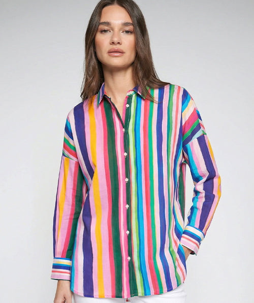 Vilagallo Paint Stripe Shirt