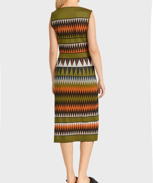 Chevron Vibes Dress - Premium dresses from Marc Cain - Just $199! Shop now at Mary Walter