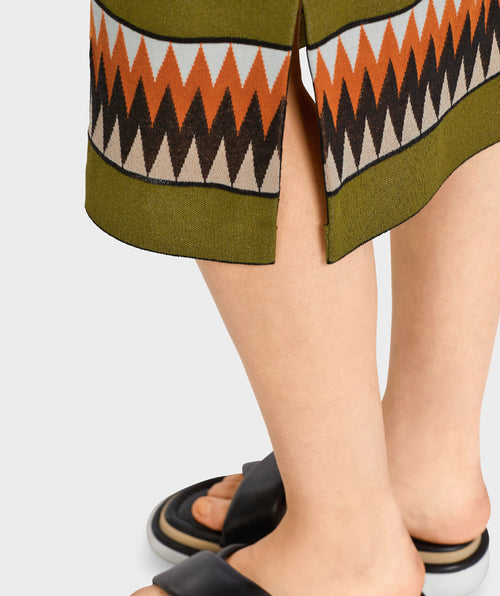Chevron Vibes Dress - Premium dresses from Marc Cain - Just $199! Shop now at Mary Walter